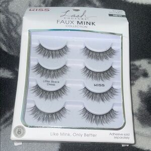 Kiss Black and White Lashes for Bold Makeup